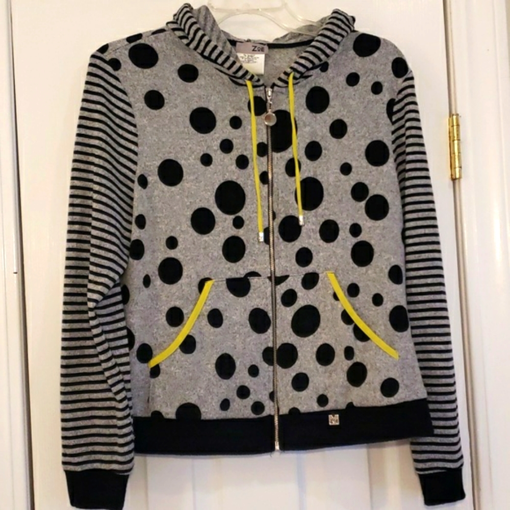 Zippered Sweater by Zoe